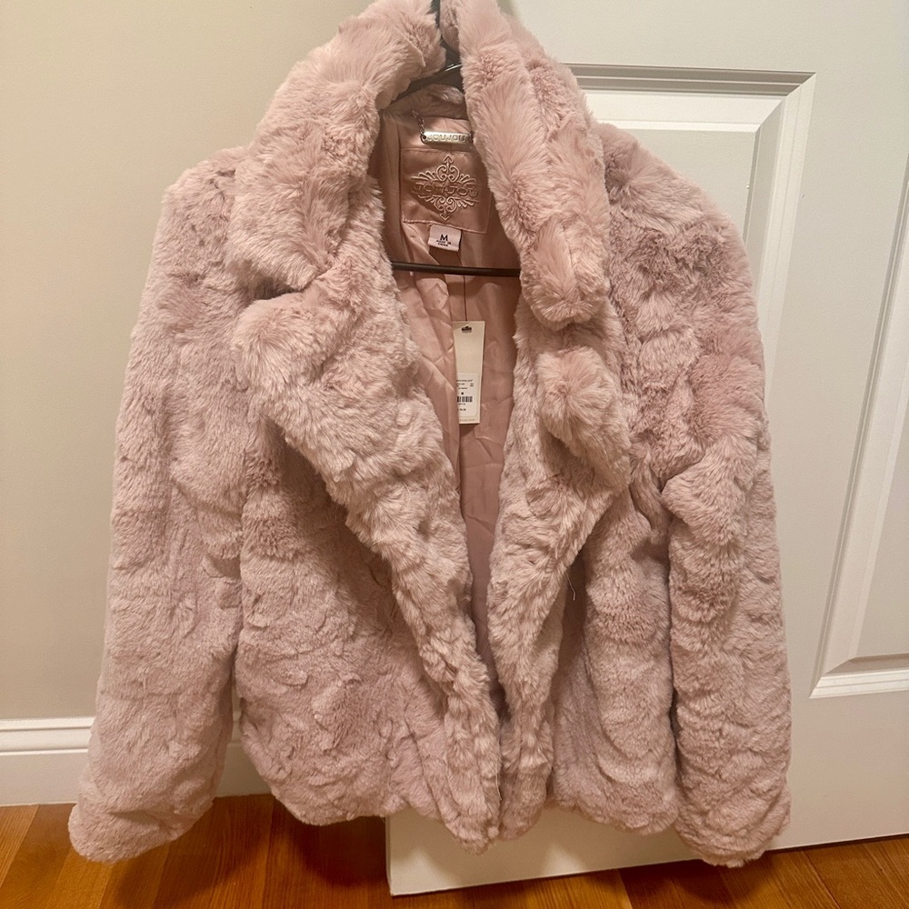 Brand new with tags soft, fuzzy, adorable jacket from Francesca’s